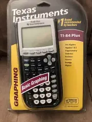 Texas Instruments TI-84 Plus Graphing Calculator - Black, New