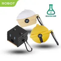 在飛比找蝦皮購物優惠-Robot Airbuds T80 液態矽膠保護殼鈴鐺型號/
