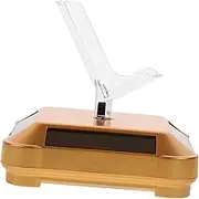 Alipis Rotating Jewelry Display Stand Solar Powered Turntable for Watches Phones Glasses Sleek Design Easy Installation Material Versatile Showcase