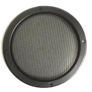 1 Pc 6.5" Speaker Cover Black Mat Finish Frame Metal Mesh Grill Car Audio DJ PA