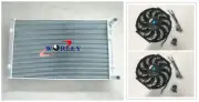 QLD-ALLOY RADIATOR &FAN for VW GOLF GTI/BORA MK4 IV,AUDI A3/TT,SEAT LEON/TOLEDO