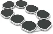 Lazy Susan Turntable for Dining Table,Expandable Lazy Susan for Table Top,Lazy Susan Train,Kitchen and Dining Lazy Susan Revolution (8 per Set)