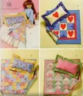 Doll Bed and Quilt, Pillow, Dust Ruffle Butterick Pattern #4538 Sizes 18" Uncut