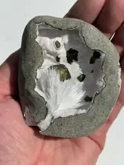 Scolecite Geode Natural Crystal Cluster SC031