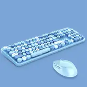 Mofii Sweet Wireless Keyboard And Mouse Set Girls Punk Keyboard Office Set