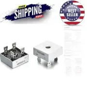 Durable Pack of 2 Full Wave KBPC Bridge Rectifiers - 50A, 1000V Specifications