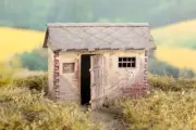 Model Scene TT Scale Goat Sty