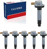 TAUXMZ Ignition Coil Pack Set of 6 UF646 Compatible with Ford/with Lincoln 3.5L V6 Turbo 2011-2020 Expedition Explorer F150 Flex Transit 150 250 Taurus MKS MKT Navigator Replace# DG549 UF646 C1814