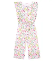 [La Coqueta] La Coqueta Floral cotton jumpsuit Y 8 multicoloured