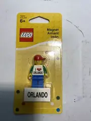 Lego mini figure I Love Orlando Magnet New Minifigure