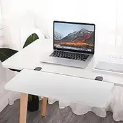 Under Desk Keyboard Tray Desk Extender, Desk Extender, Ergonomic Desk Extension Shelf, Foldable, Easy to Install(White,65 * 24cm (25.5 * 9.4in))