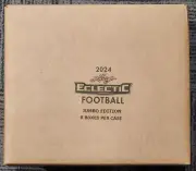 2024 Leaf Eclectic Football Hobby Jumbo Edition 8 Box Case