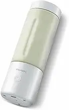 Feniro Portable Blender, Quiet Mini Travel Blender, 400ml, Rechargeable Portable, BPA-Free Bottles (White)
