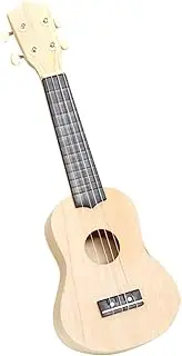 Kisangel 1 Set DIY Ukulele Kit Ukulele Material for Beginners Easy Assembly Educational for Parent Interaction and Hands Learning