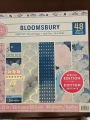 Recollections 12 x 12 Paper Pad 48 Sheets 16 Designs 3 Sheets Bloomsbury