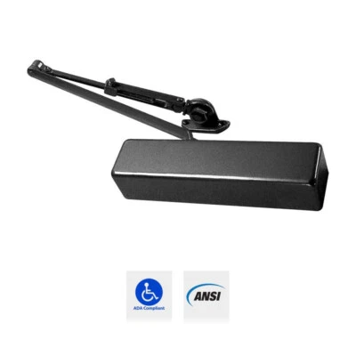 Premier Lock DC9002BF Adjustable Barrier Free Door Closer/Latching Grade 1 ADA