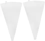 FELTECHELECTR Cake Icing Piping Bag Set 2 Pcs Baking Bags for Cookie Decorating Pastry Making