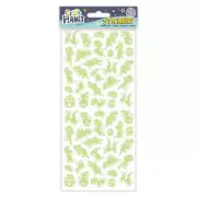 Small Glow In The Dark Dinosaur Labels Stickers Kids Craft & Decoration WD79