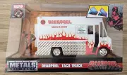 NEW Deadpool Taco Truck Toy In Box Diecast MARVEL Jada Toys 1/24 Scale