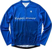 [KAPELMUUR] Capel Mule Cycling Long Sleeve Jersey, Printed Long Sleeve Jersey, Cursive