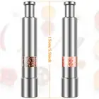 2Pcs Salt and Pepper Grinders Stainless Steel Spice Mill Detachable paHLi