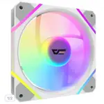 暗閃 DM 12 PRO 白色 PWM A-RGB 120MM/12 CM 酷炫電腦風扇 ARGB