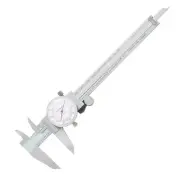 Dial Caliper 6" 150mm Dual Reading Scale Metric System 6" Maximum Measuring 0...