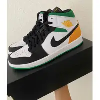 在飛比找蝦皮購物優惠-免運 Air Jordan 1 Mid SE 百綠橙 852