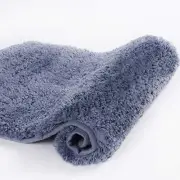 Large Bathroom Rug (24 x 48) Extra Soft and Absorbent Shaggy 24" x 48" Blue
