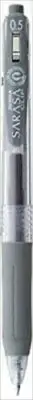Zebra Sarasa Clip Pen 0.5 Mm Gray Jj15-gr