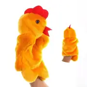 Hen Animal Stuffed Hand Puppets Soft Plush Toy Family Parent-Child Game Kid Doll