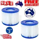 2PCS Replacement Bestway VI Filter Cartridge Inflatable Lay-Z-Spa Filters 58323.