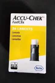 Accu-Chek FastClix 24 Lancets Blood Glucose Accuchek Aussie Stock & Seller