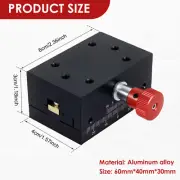 Dovetail Groove Displacement Tool Aluminum Alloy Dovetail Groove Slide guhPc