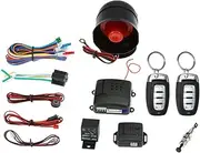 ACAGALA Universal Car Vehicle Security System Burglar Alarm Protection Anti-Theft System 2 Remote