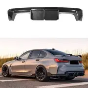 Real Carbon Fiber MP Rear Bumper Lip Diffuser Spoiler For BMW G80 M3 G82 G83 M4