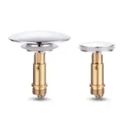 Replacement Sink Pop Up Click Clack Plug Basin Bath Tub Waste Drainer Bathroom