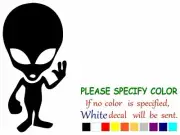 Alien Man Dude Vinyl Decal Sticker Car Window Bumper Wall Laptop 7"