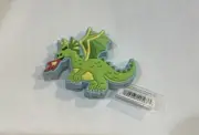 Fire Breathing Dragon For Crocs Shoe Charm Green Midieval Times Castle Rare Blue