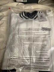 WILSON HUDSON CROPPED VARSITY BOMBER. XS