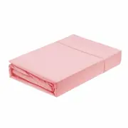 Light Pink 1000TC Egyptian Cotton Fitted Sheet Pillowcase Set - No Flat Sheet