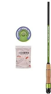 Portable Fishing Rod - Carbon Fiber Telescopic Short Pole,Lightweight Fishing Stick for Trout Walleye, Tackle Gear for Beginner Angler
