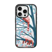 iPhone 16 Pro Impact Case MagSafe Compatible Red Pandas by Papio Press