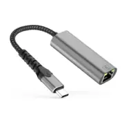 Aluminum USB 3.0 Type C Hubs to RJ45 2.5Gbps Ethernet Adapter Converters