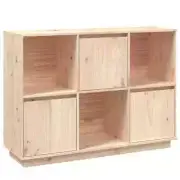 NNEVL Sideboard 110.5x35x80 cm Solid Wood Pine