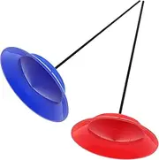 FOYTOKI 2 Pack Juggling Toys Set for Boys and Girls Acrobatic Stick Plate Juggling Kit for Circus Parties