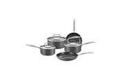 8-Piece Cookware Set with Non-stick Coating and Glass Lids