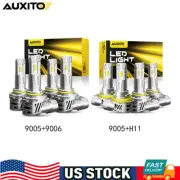 H11 9006 9005 LED Headlight Bulbs Conversion Kit High Low Beam White 6500K H (for: Smart)