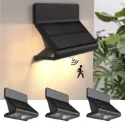 Motion Sensor Outdoor Lights, Solar Wall Light with Optical Lens and 3 Modes,...