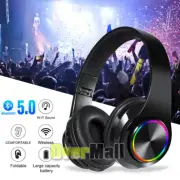 BT Gaming Headset Wireless Mic Headphones Stereo Bass Surround For PS4 PC Xbox